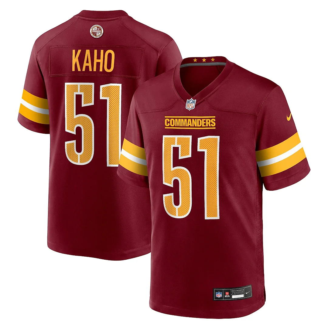 Zennovawear Ale Kaho Washington Commanders Team Game Jersey - Burgundy