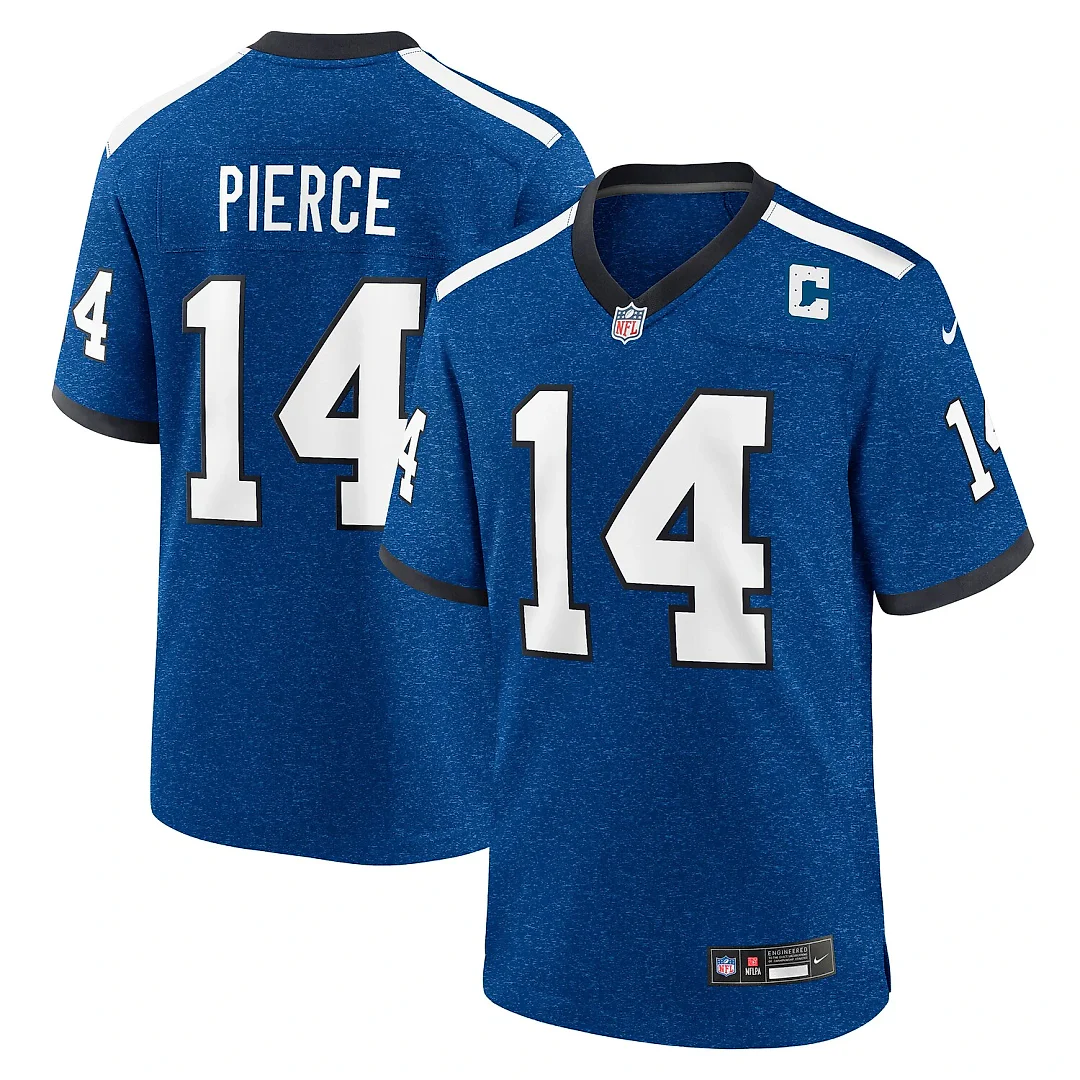 Zennovawear Alec Pierce Indianapolis Colts Alternate Game Jersey - Blue