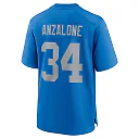 Zennovawear Alex Anzalone Detroit Lions Alternate Game Jersey - Blue