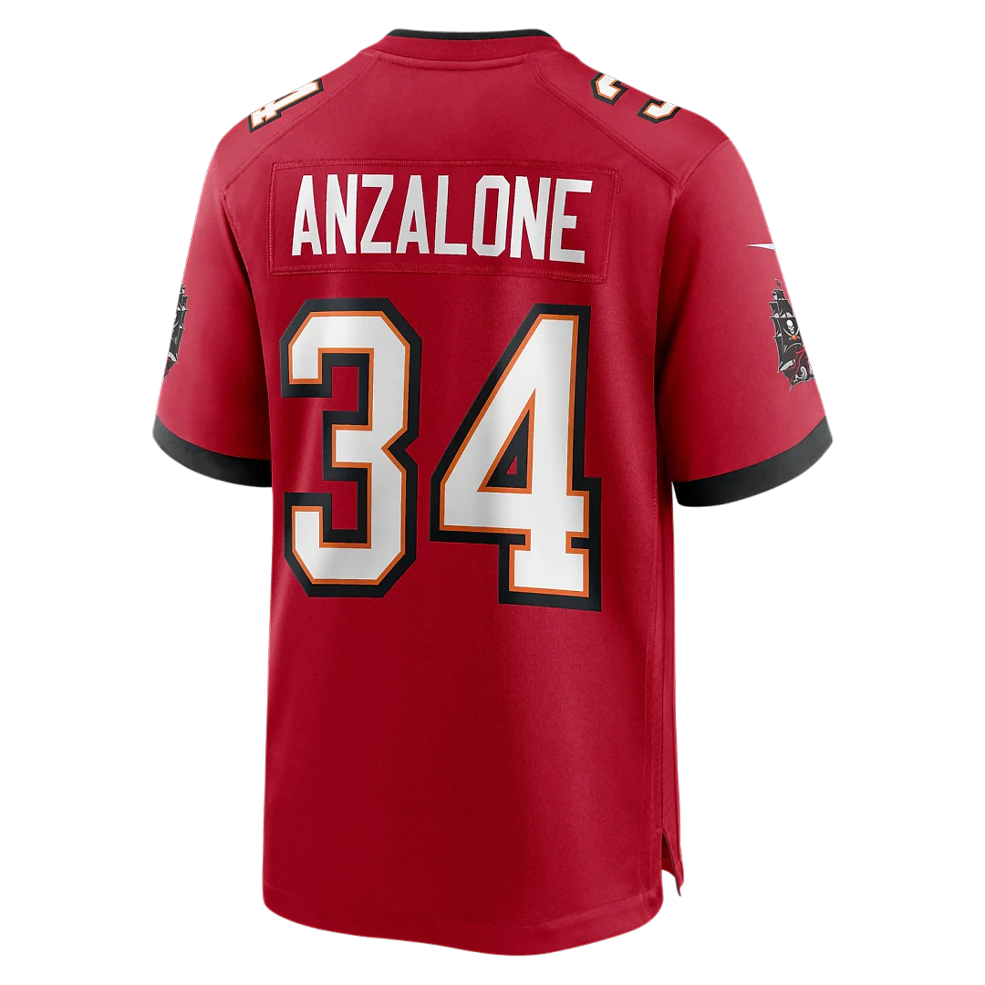Zennovawear Alex Anzalone Tampa Bay Buccaneers Team Game Jersey - Red