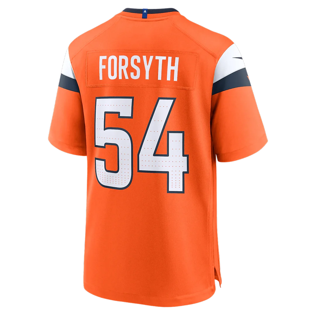 Zennovawear Alex Forsyth Denver Broncos Team Game Jersey - Orange