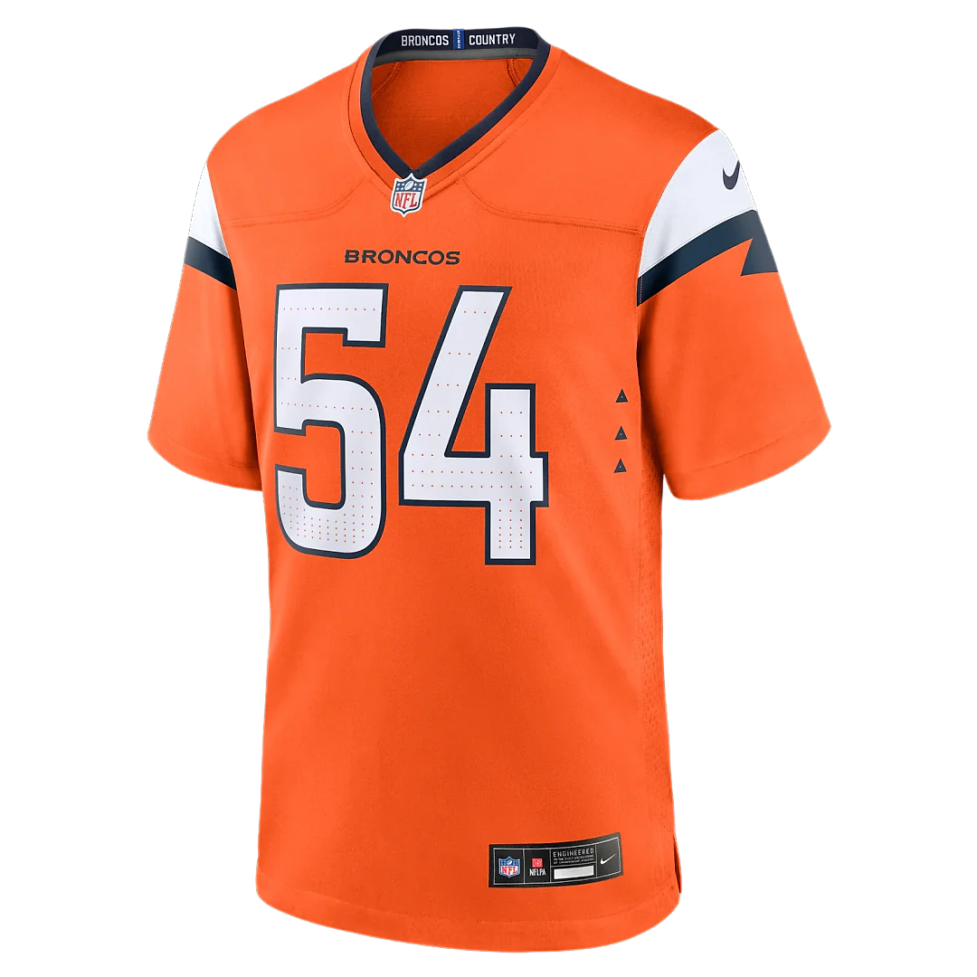 Zennovawear Alex Forsyth Denver Broncos Team Game Jersey - Orange