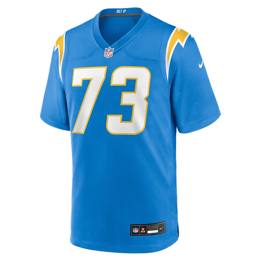 Zennovawear Alex Harkey Los Angeles Chargers Team Game Jersey - Powder Blue