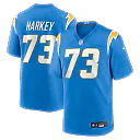 Zennovawear Alex Harkey Los Angeles Chargers Team Game Jersey - Powder Blue