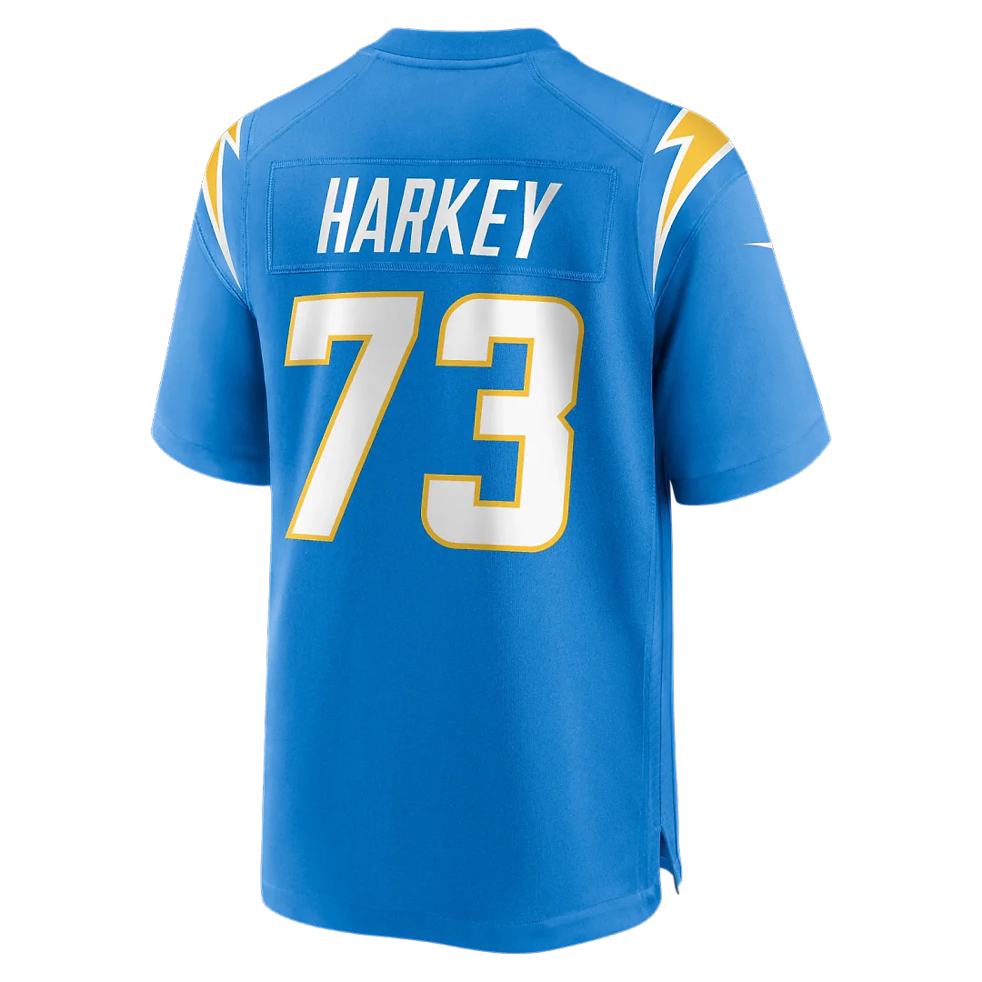 Zennovawear Alex Harkey Los Angeles Chargers Team Game Jersey - Powder Blue