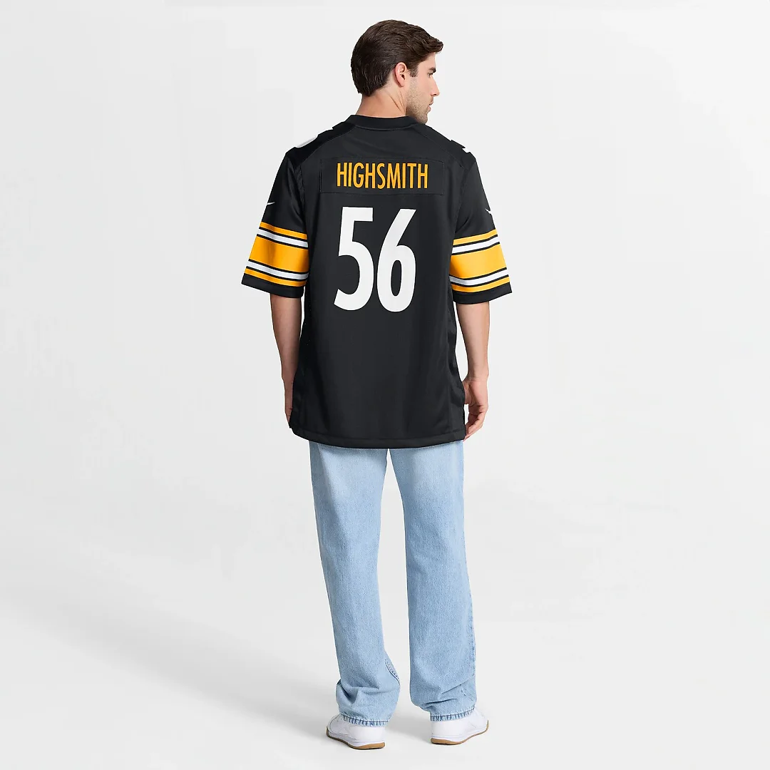 Zennovawear Alex Highsmith Pittsburgh Steelers Game Jersey - Black