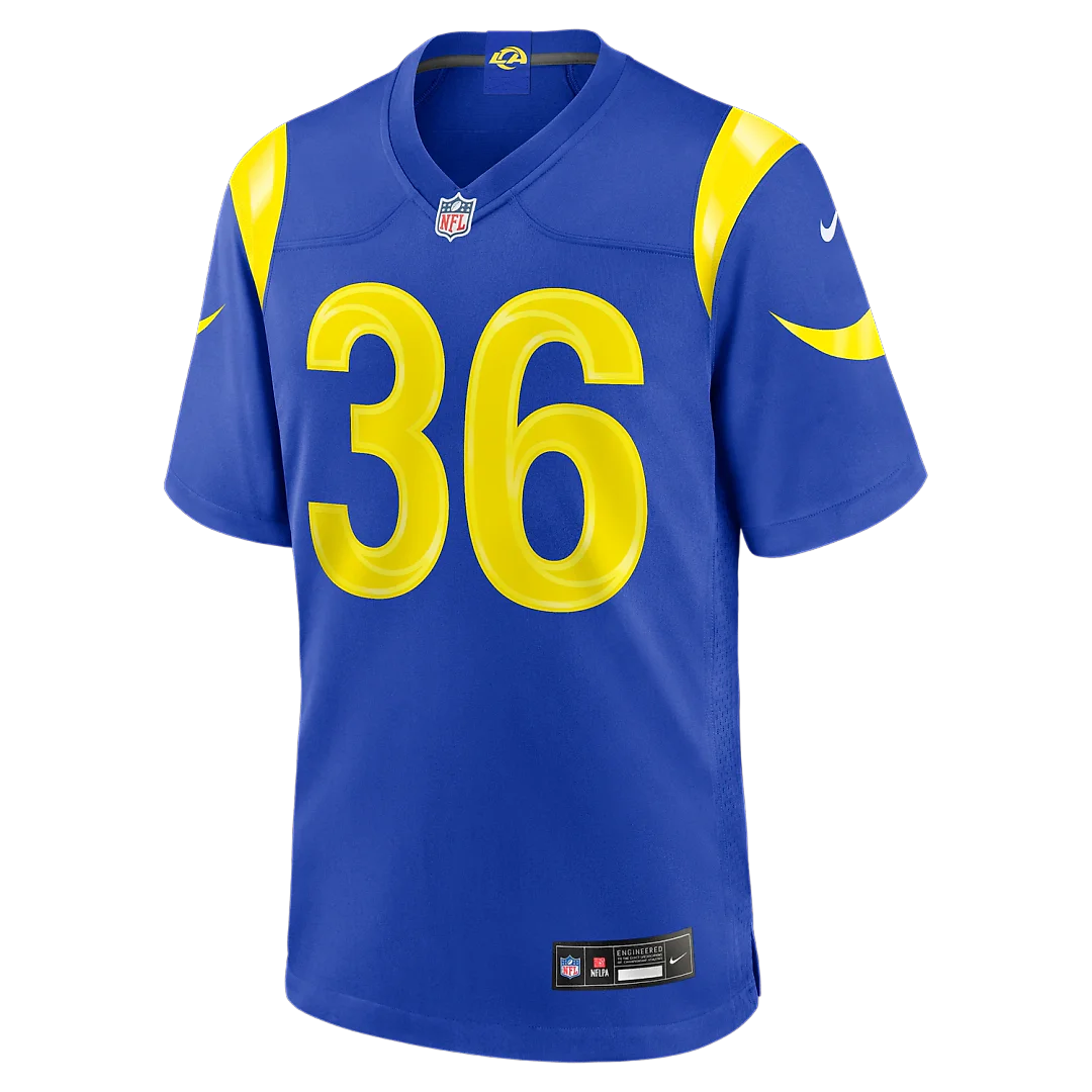 Zennovawear Alex Johnson Los Angeles Rams Team Game Jersey - Royal