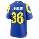 Zennovawear Alex Johnson Los Angeles Rams Team Game Jersey - Royal