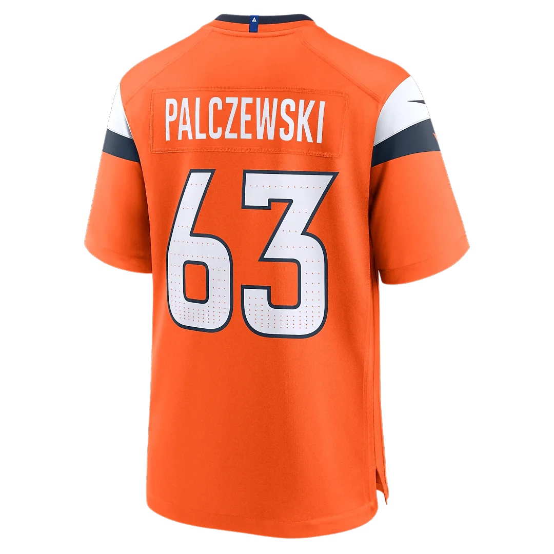 Zennovawear Alex Palczewski Denver Broncos Team Game Jersey - Orange