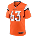 Zennovawear Alex Palczewski Denver Broncos Team Game Jersey - Orange