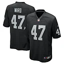 Zennovawear Alex Ward Las Vegas Raiders Team Game Jersey - Black