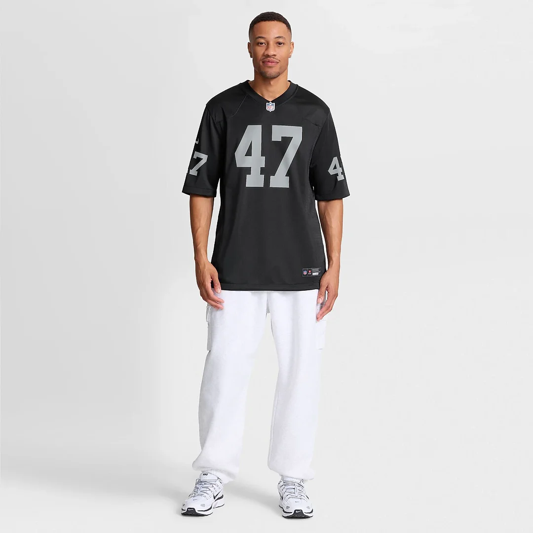 Zennovawear Alex Ward Las Vegas Raiders Team Game Jersey - Black