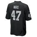 Zennovawear Alex Ward Las Vegas Raiders Team Game Jersey - Black