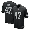 Zennovawear Alex Ward Las Vegas Raiders Team Game Jersey - Black