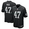 Zennovawear Alex Ward Las Vegas Raiders Team Game Jersey - Black