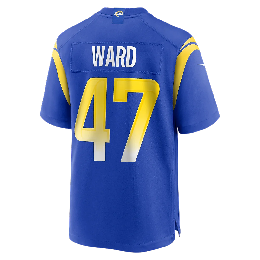 Zennovawear Alex Ward Los Angeles Rams Home Game Jersey - Royal