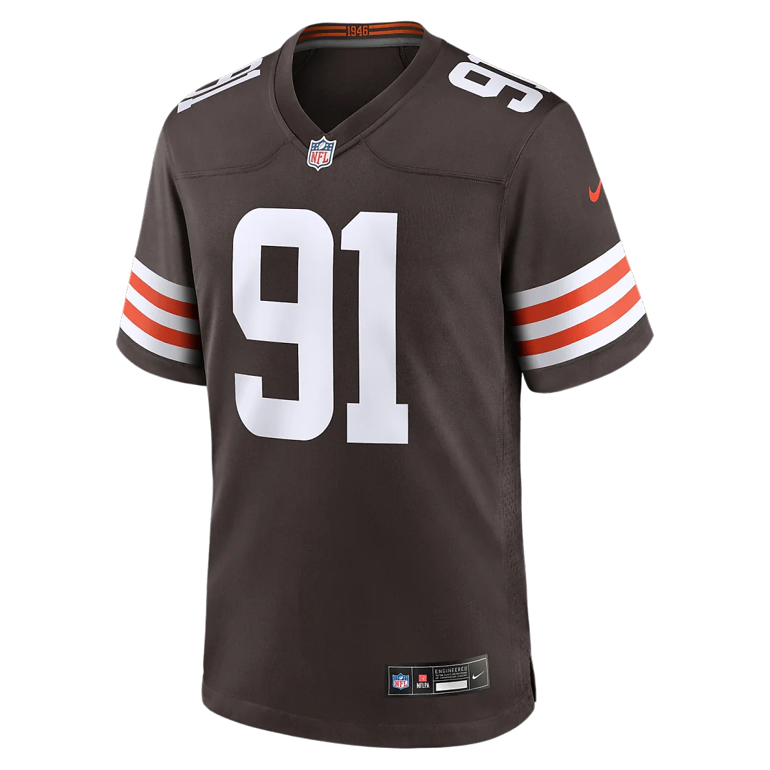 Zennovawear Alex Wright Cleveland Browns Team Game Jersey - Brown
