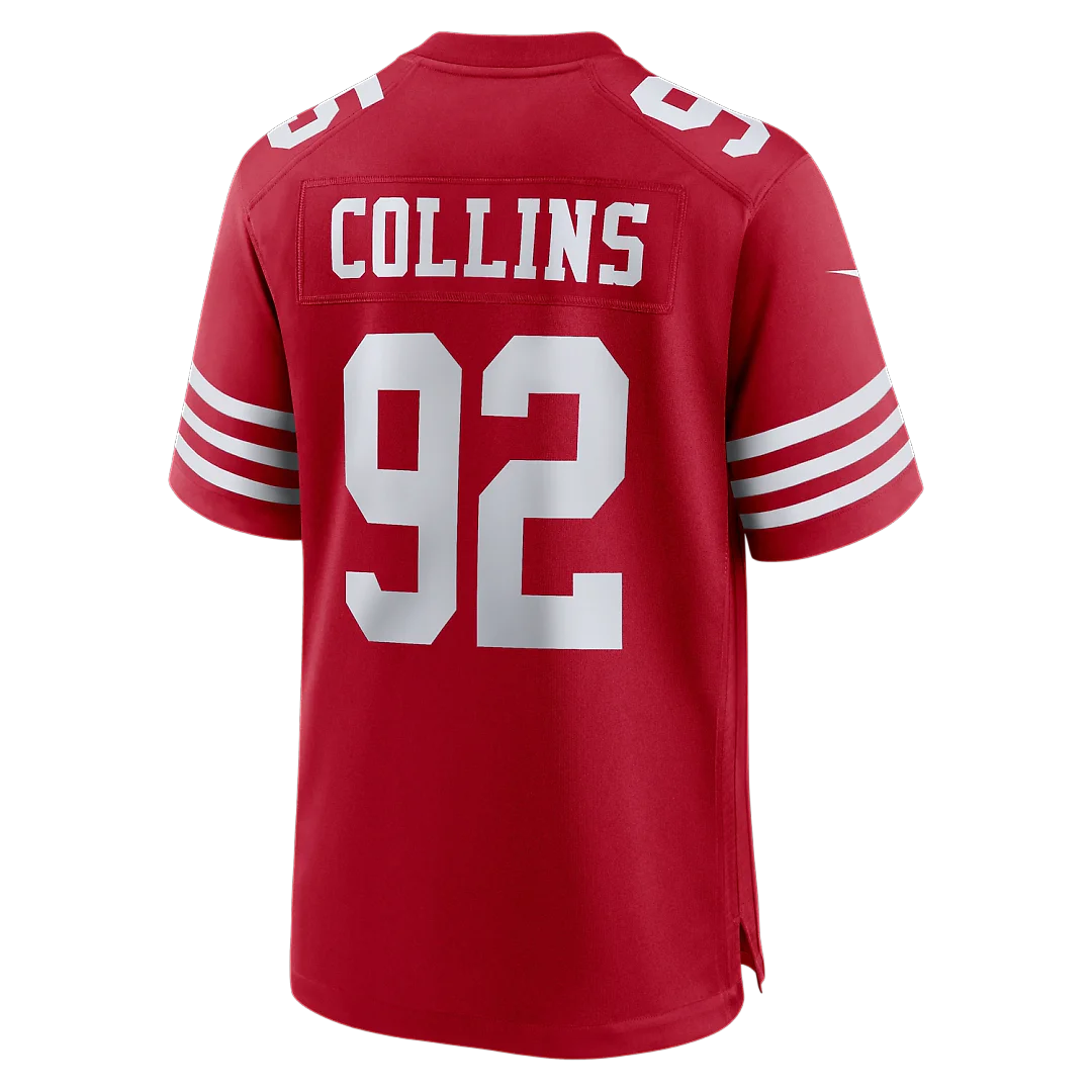 Zennovawear Alfred Collins San Francisco 49ers Team Game Jersey - Scarlet