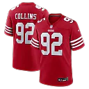 Zennovawear Alfred Collins San Francisco 49ers Team Game Jersey - Scarlet