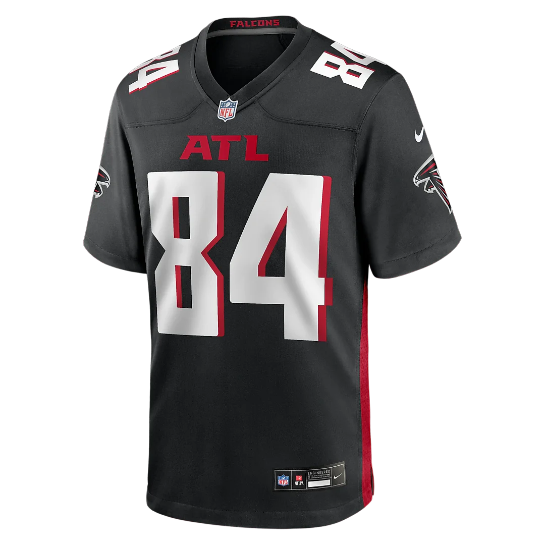 Zennovawear Alfred Jenkins Atlanta Falcons Game Retired Player Jersey - Black