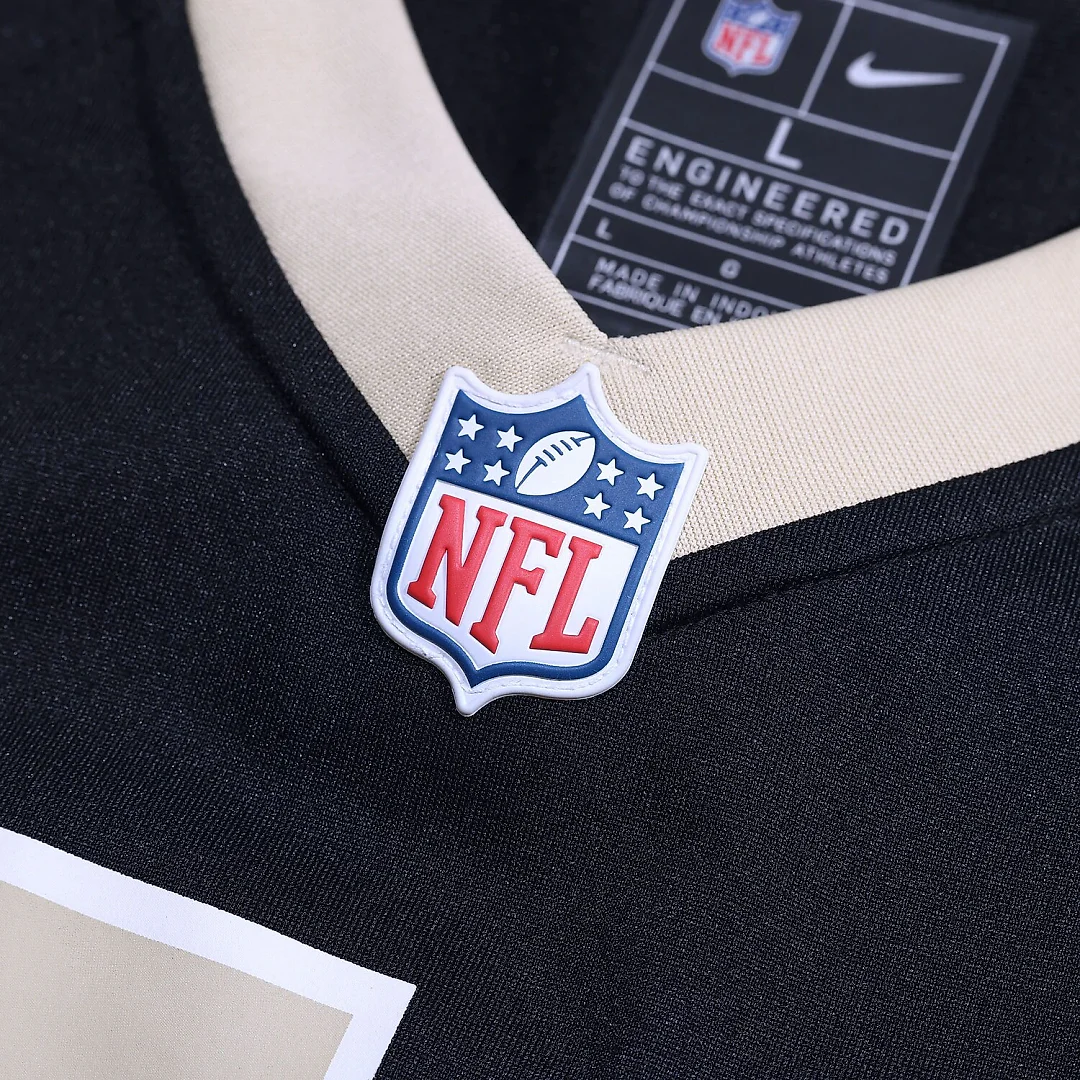 Zennovawear Alvin Kamara New Orleans Saints Game Jersey - Black