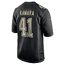 Zennovawear Alvin Kamara New Orleans Saints Fashion Game Jersey - Carbon Black