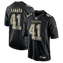 Zennovawear Alvin Kamara New Orleans Saints Fashion Game Jersey - Carbon Black