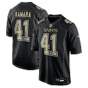Zennovawear Alvin Kamara New Orleans Saints Fashion Game Jersey - Carbon Black