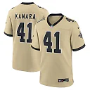 Zennovawear Alvin Kamara New Orleans Saints Gameday Golds Alternate Game Player Jersey - Gold