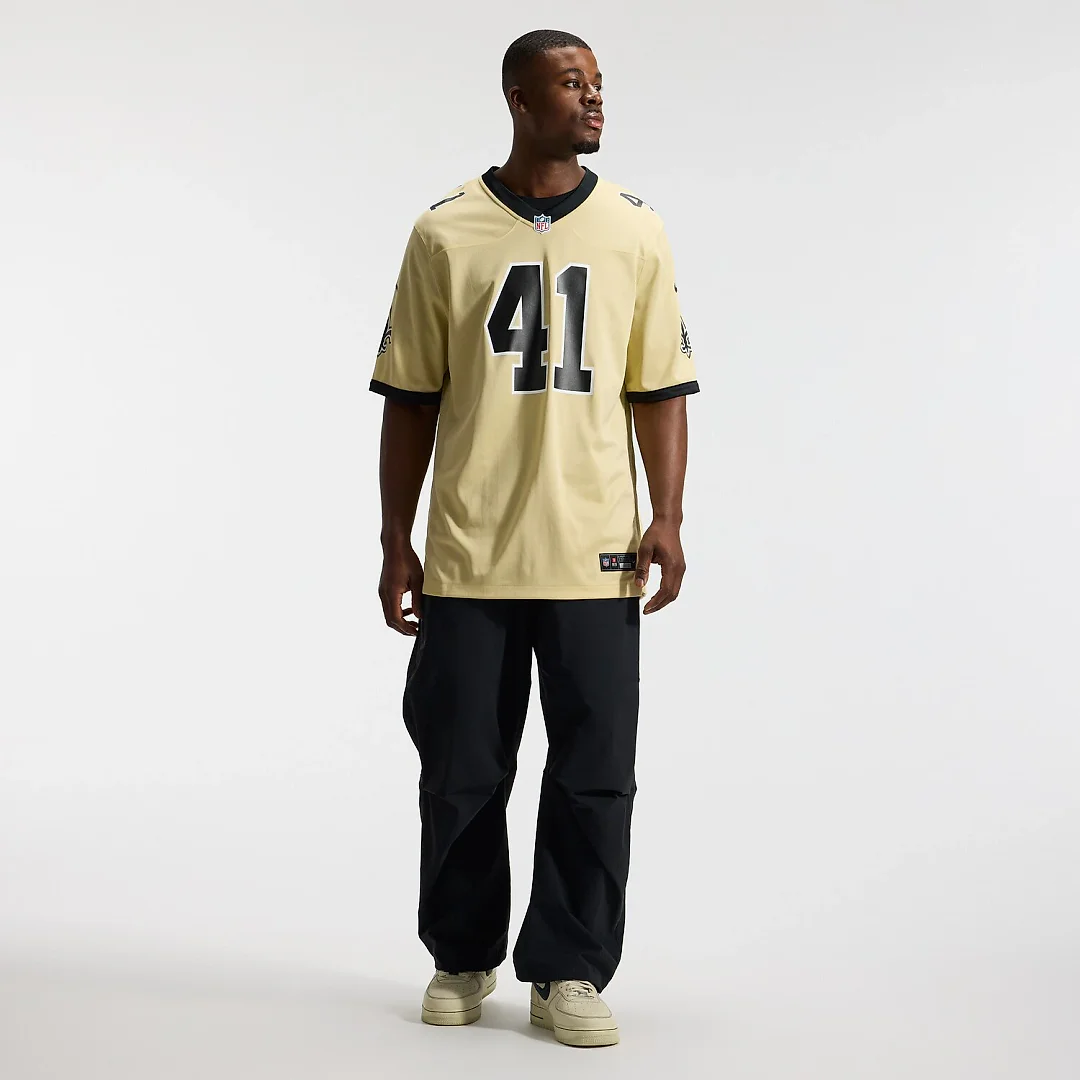 Zennovawear Alvin Kamara New Orleans Saints Gameday Golds Alternate Game Player Jersey - Gold