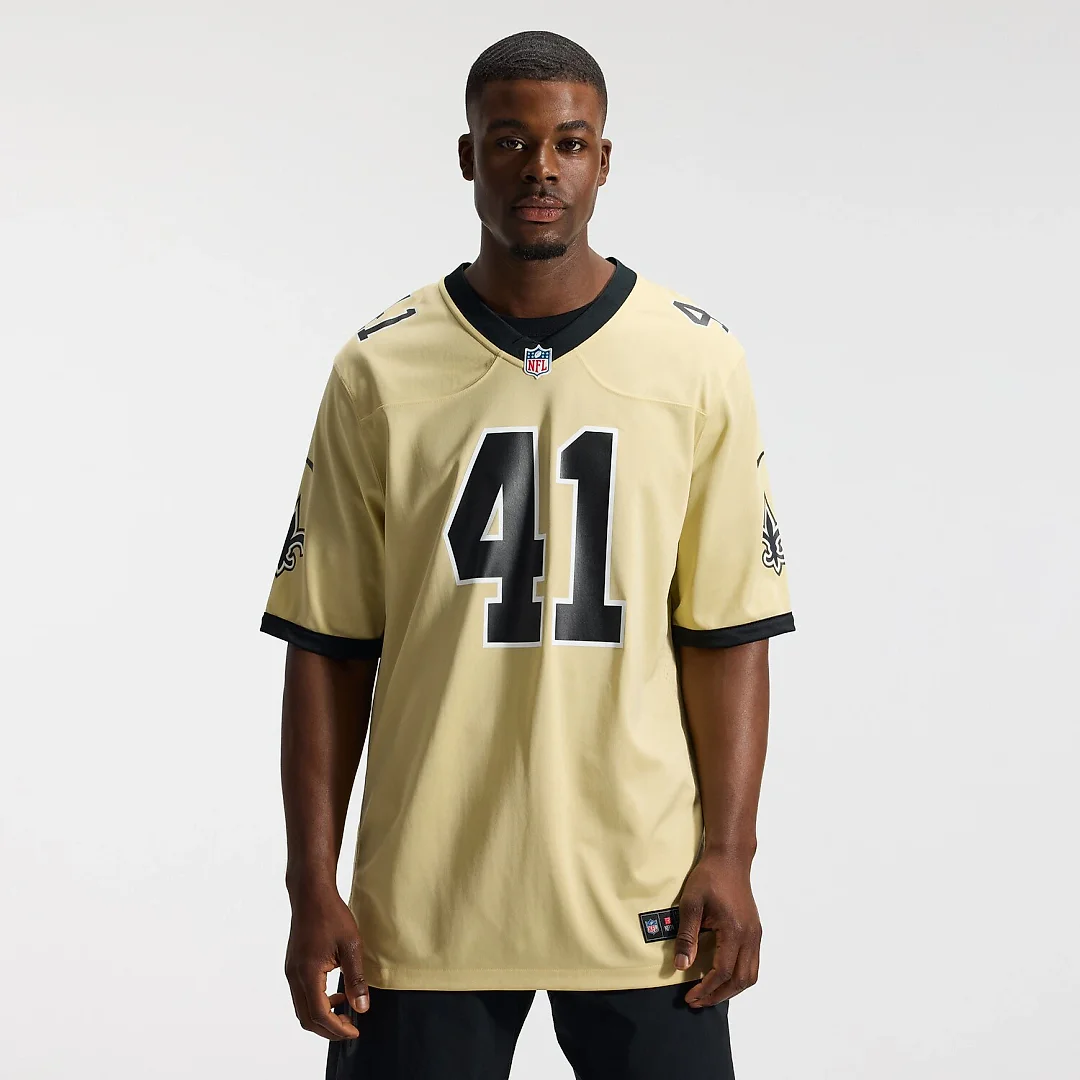 Zennovawear Alvin Kamara New Orleans Saints Gameday Golds Alternate Game Player Jersey - Gold