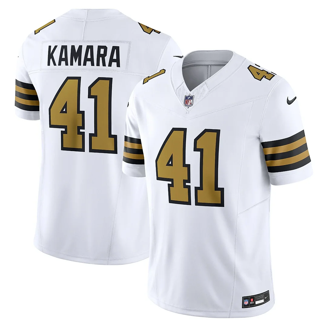 Zennovawear Alvin Kamara New Orleans Saints Alternate Vapor FUSE. Limited Jersey - White