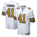 Zennovawear Alvin Kamara New Orleans Saints Alternate Game Jersey - White