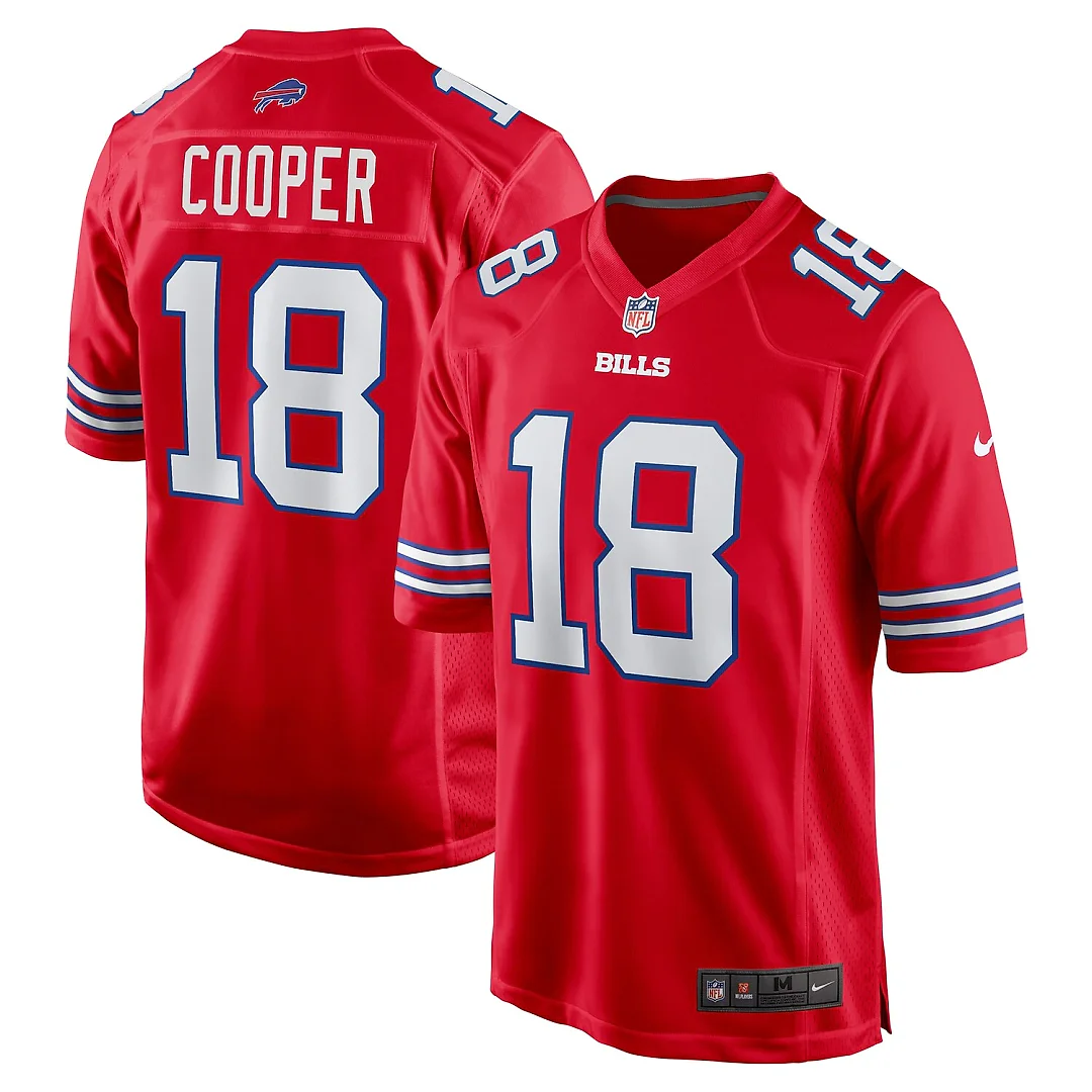Zennovawear Amari Cooper Buffalo Bills Alternate Game Jersey - Red