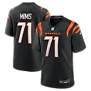 Zennovawear Amarius Mims Cincinnati Bengals Player Game Jersey - Black