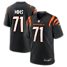 Zennovawear Amarius Mims Cincinnati Bengals Player Game Jersey - Black