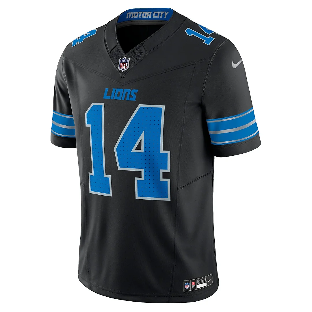 Zennovawear Amon-Ra St. Brown Detroit Lions 2nd Alternate Vapor FUSE. Limited Jersey - Black