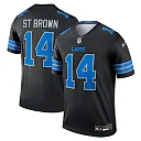 Zennovawear Amon-Ra St. Brown Detroit Lions Legend Player Performance Top - Black