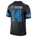 Zennovawear Amon-Ra St. Brown Detroit Lions Legend Player Performance Top - Black