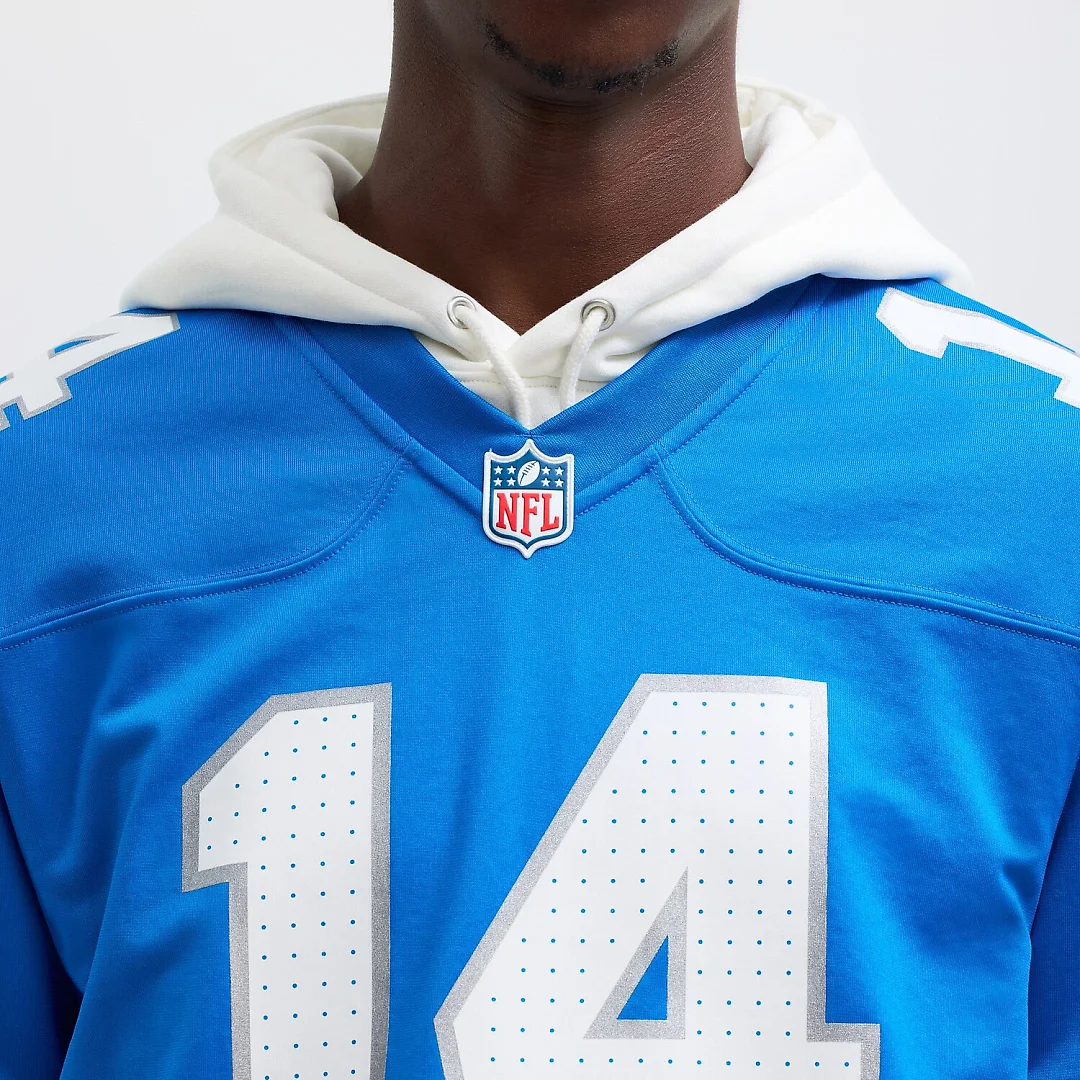 Zennovawear Amon-Ra St. Brown Detroit Lions Game Jersey - Blue