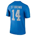 Zennovawear Amon-Ra St. Brown Detroit Lions Legend Player Performance Top - Blue