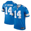 Zennovawear Amon-Ra St. Brown Detroit Lions Legend Player Performance Top - Blue