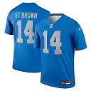 Zennovawear Amon-Ra St. Brown Detroit Lions Legend Player Performance Top - Blue