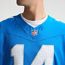 Zennovawear Amon-Ra St. Brown Detroit Lions Team Vapor FUSE. Stitched Limited Jersey - Blue