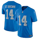 Zennovawear Amon-Ra St. Brown Detroit Lions Vapor FUSE. Alternate Limited Jersey - Blue