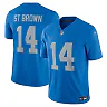 Zennovawear Amon-Ra St. Brown Detroit Lions Vapor FUSE. Alternate Limited Jersey - Blue