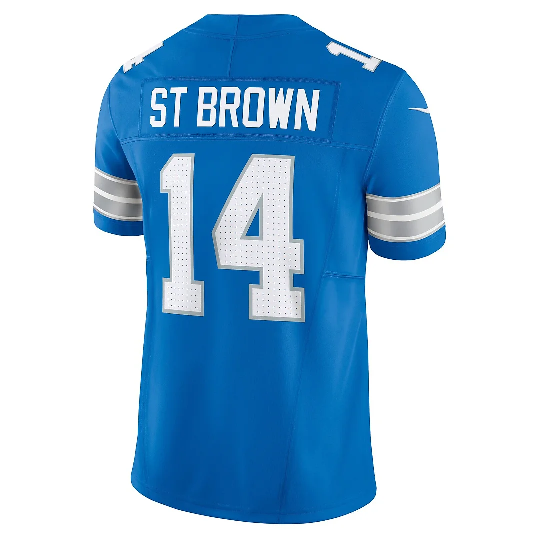 Zennovawear Amon-Ra St. Brown Detroit Lions Vapor FUSE. Limited Jersey - Blue