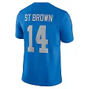 Zennovawear Amon-Ra St. Brown Detroit Lions Vapor FUSE. Alternate Limited Jersey - Blue