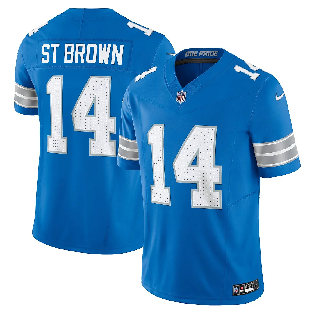 Zennovawear Amon-Ra St. Brown Detroit Lions Vapor FUSE. Limited Jersey - Blue
