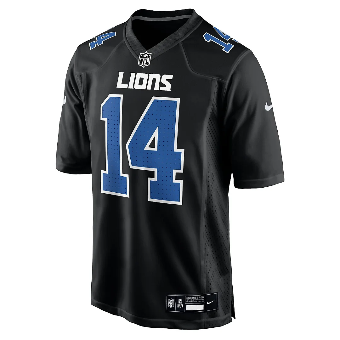 Zennovawear Amon-Ra St. Brown Detroit Lions Carbon Fashion Jersey - Carbon Black